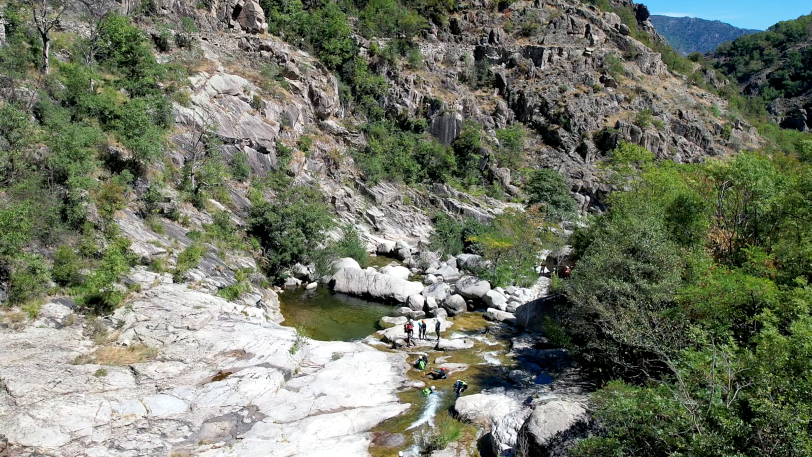 Canyoning famille Ardèche