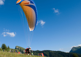 Vol en parapente biplace