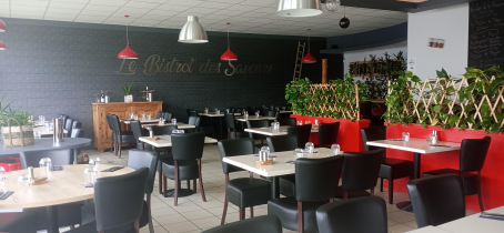 Salle de restaurant - Le Bistrot des saveurs - restaurant à proximité de Viarhôna - Arandon - Passins - Balcons du Dauphiné - Nord-Isère - à moins d'une heure de Lyon