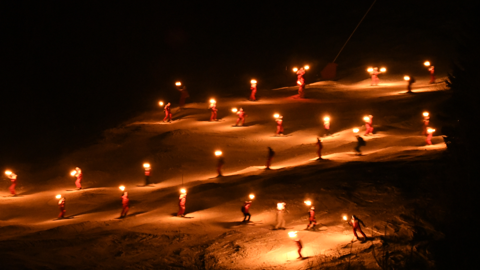 Descente aux flambeaux Lélex