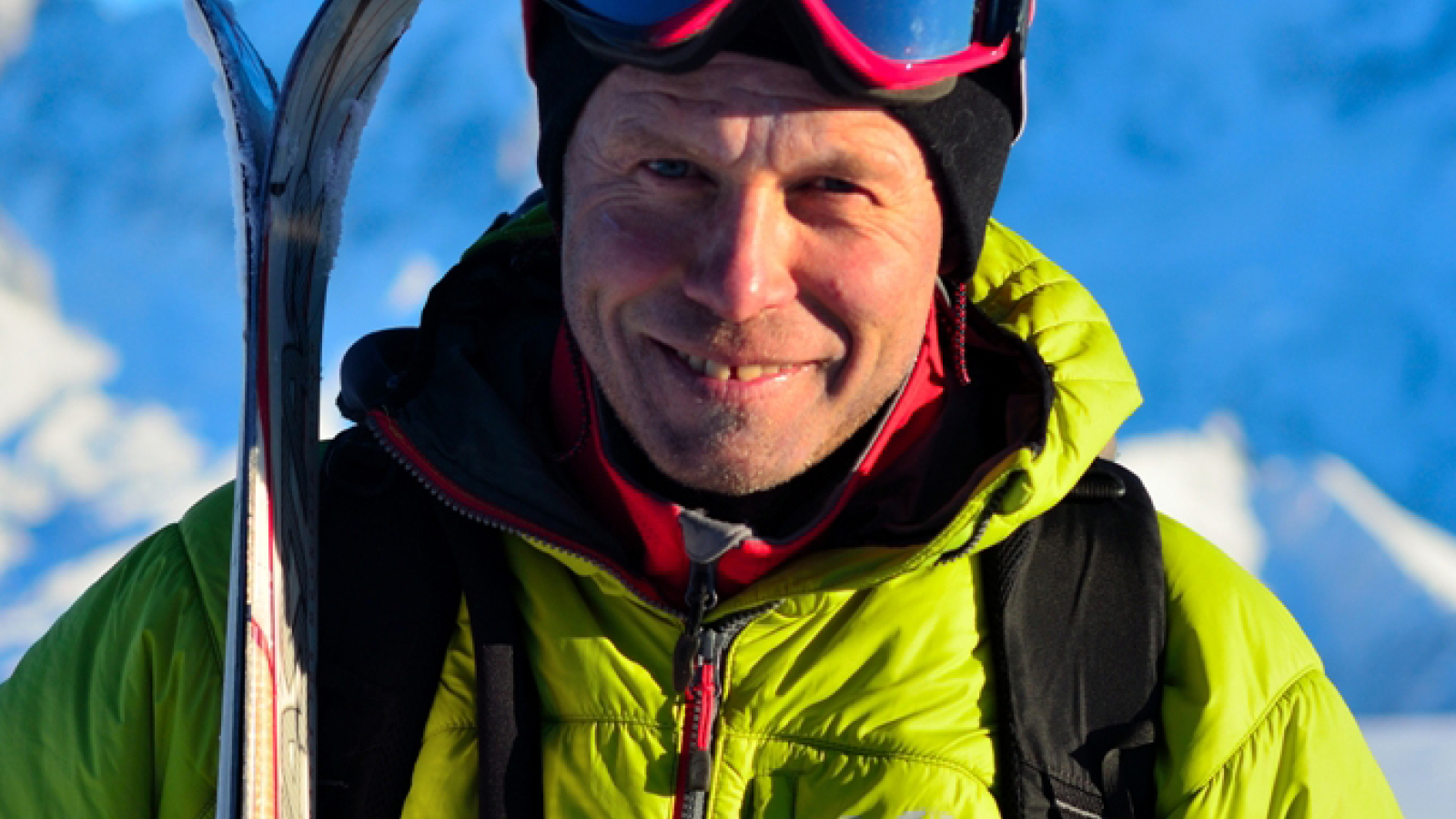 Portrait of Philippe, ski instructor in Flaine