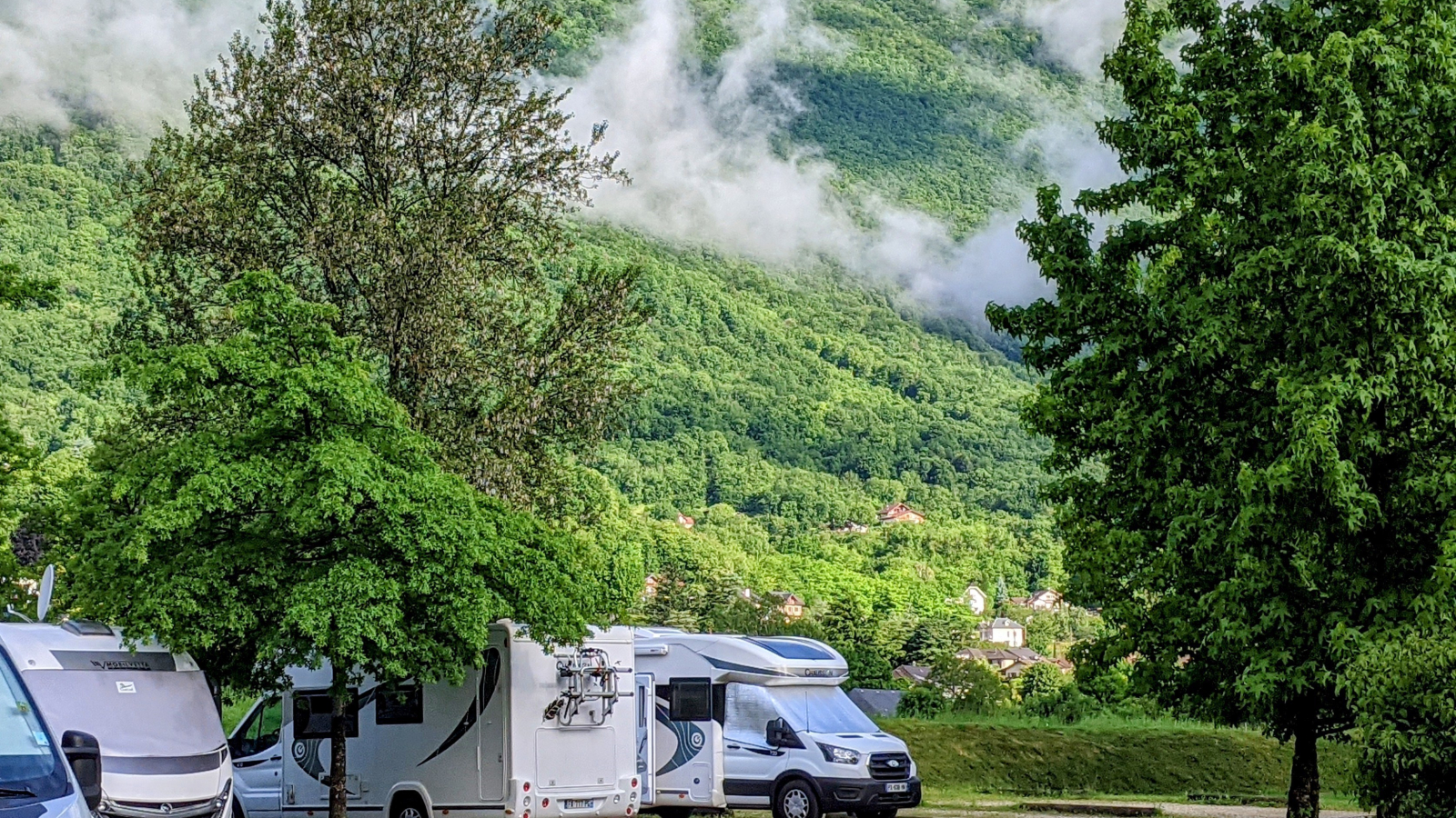 Aire camping car Le bourget du lac