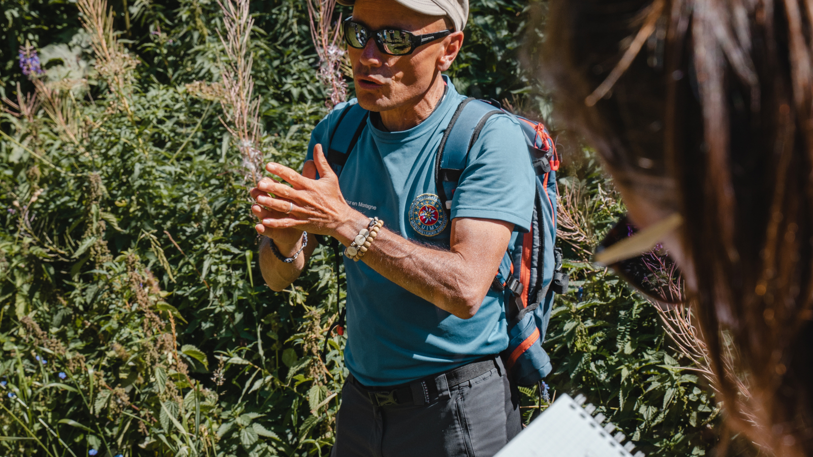 Franck en explication - Balade Au jardin de ma Gran