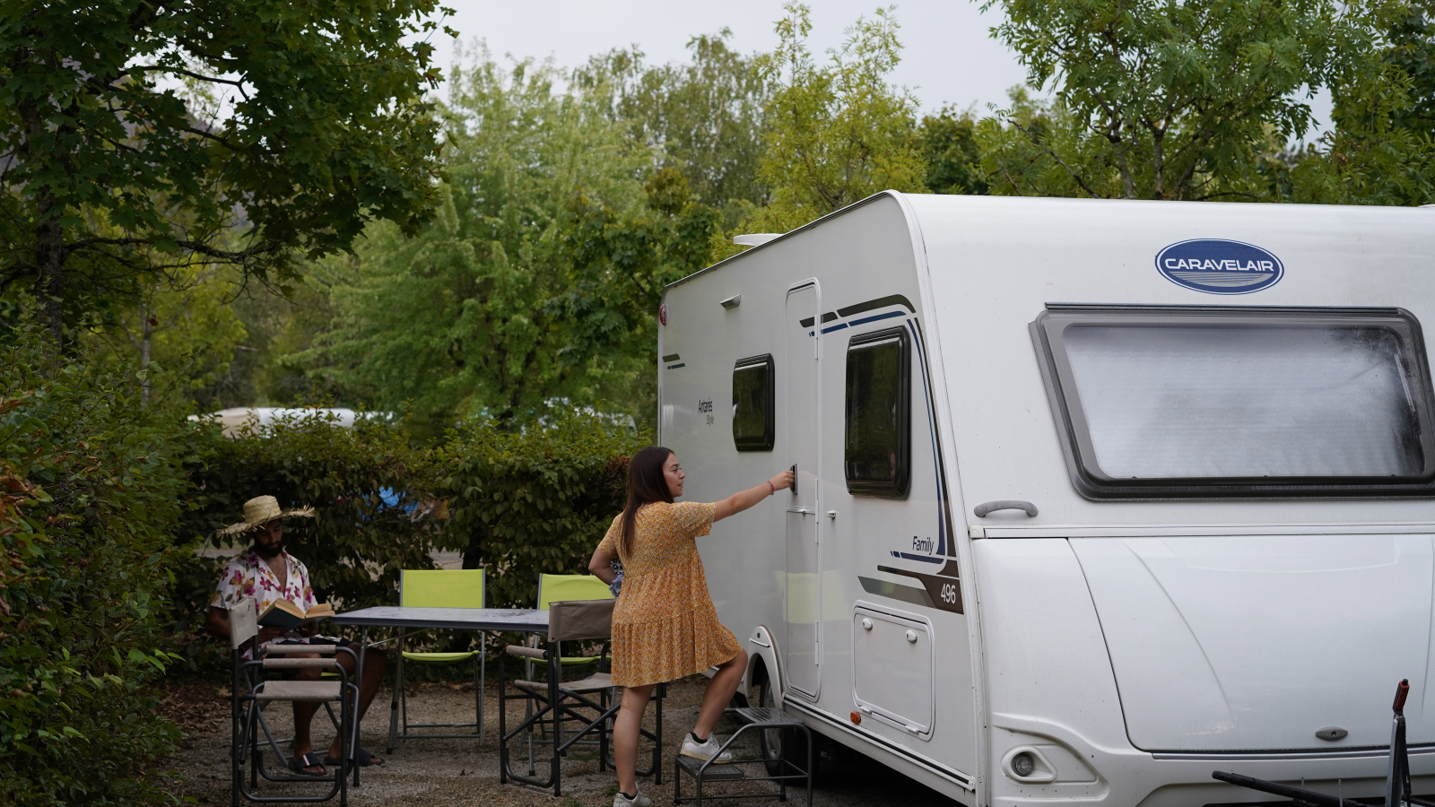 Emplacement au Family's Camping Le Savoy à Challes les Eaux