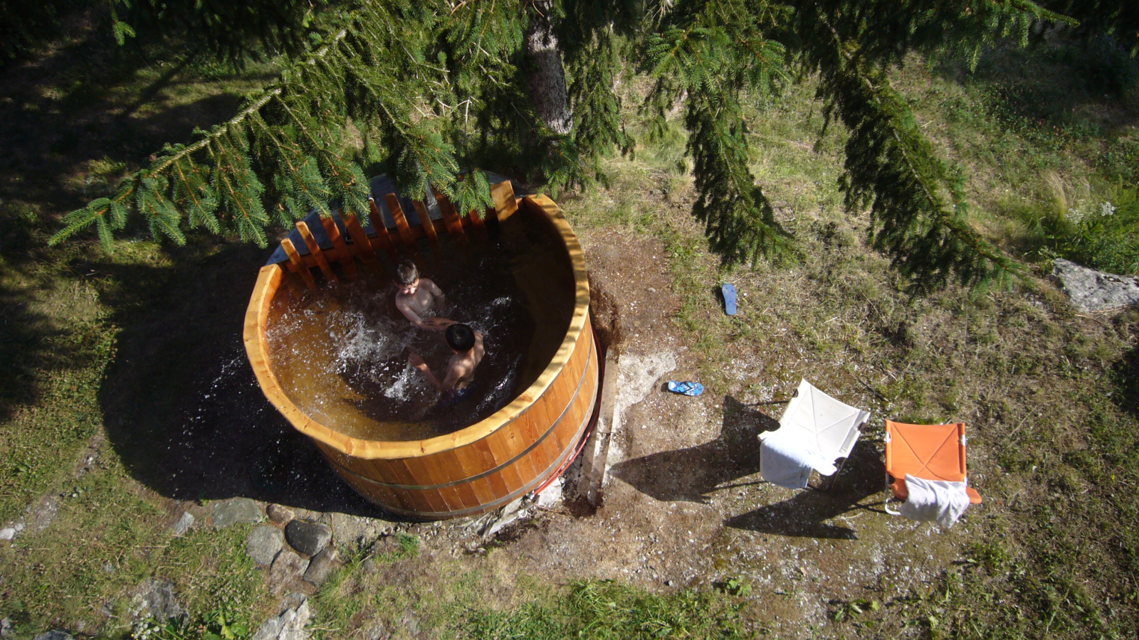 Nordic bath at the refuge