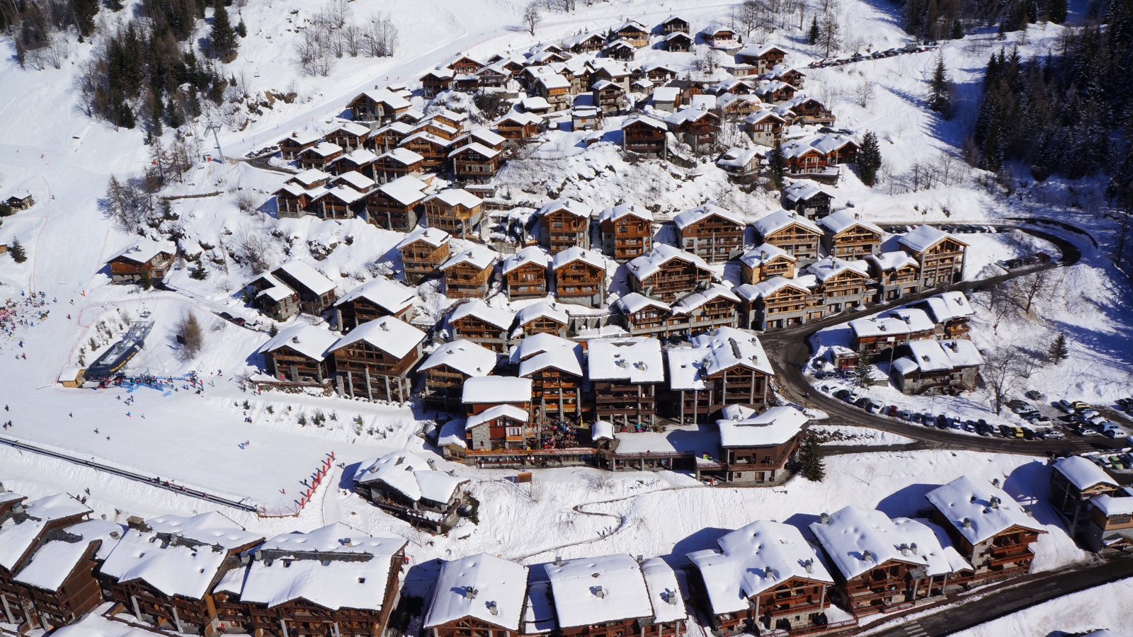 Vue aérienne de Sainte Foy