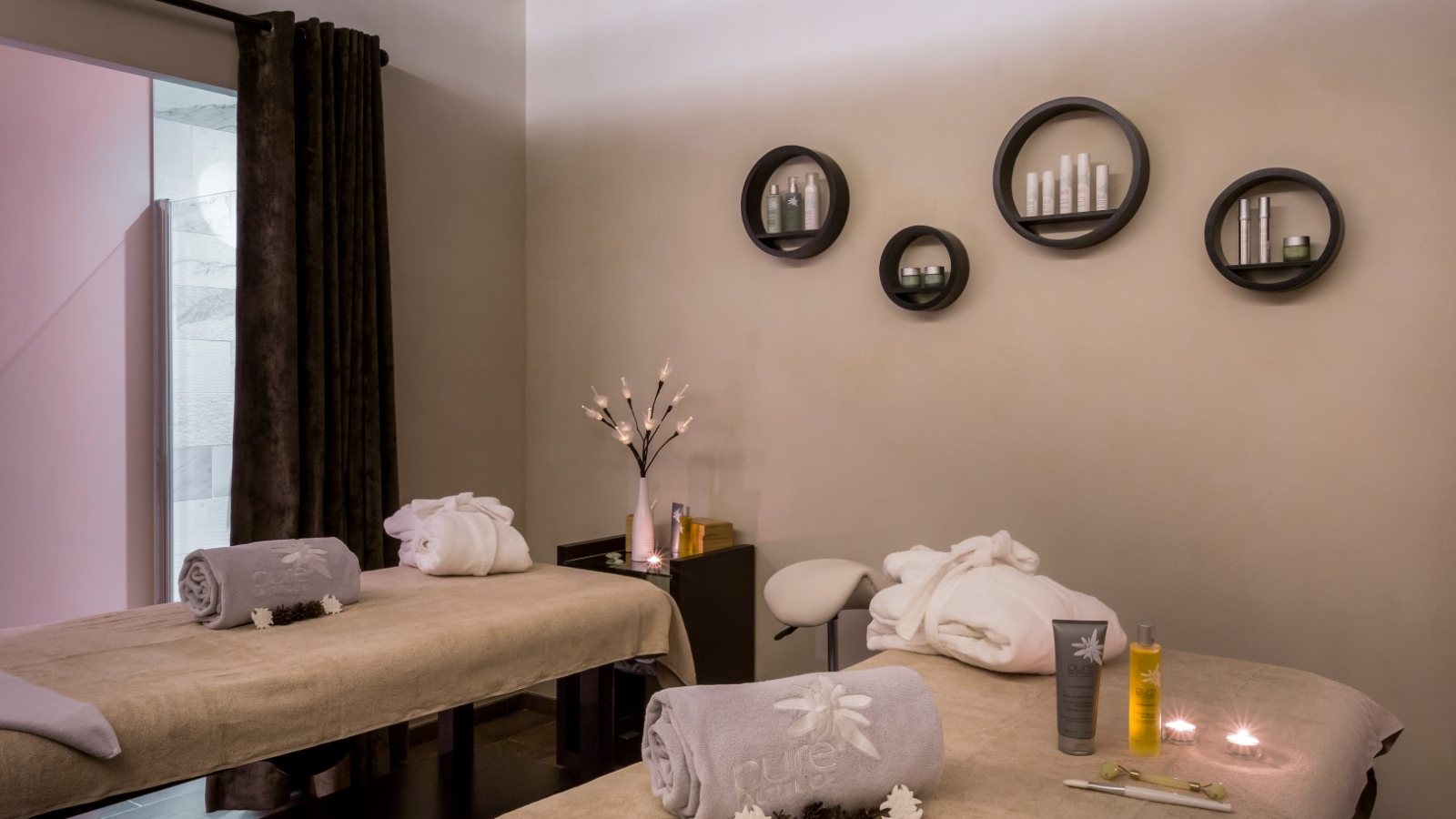 Treatment rooms - Spa Pure Altitude relaxation area, Hotel & Spa Saint-Charles de Val Cenis