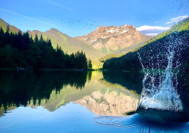 lac de vallon été