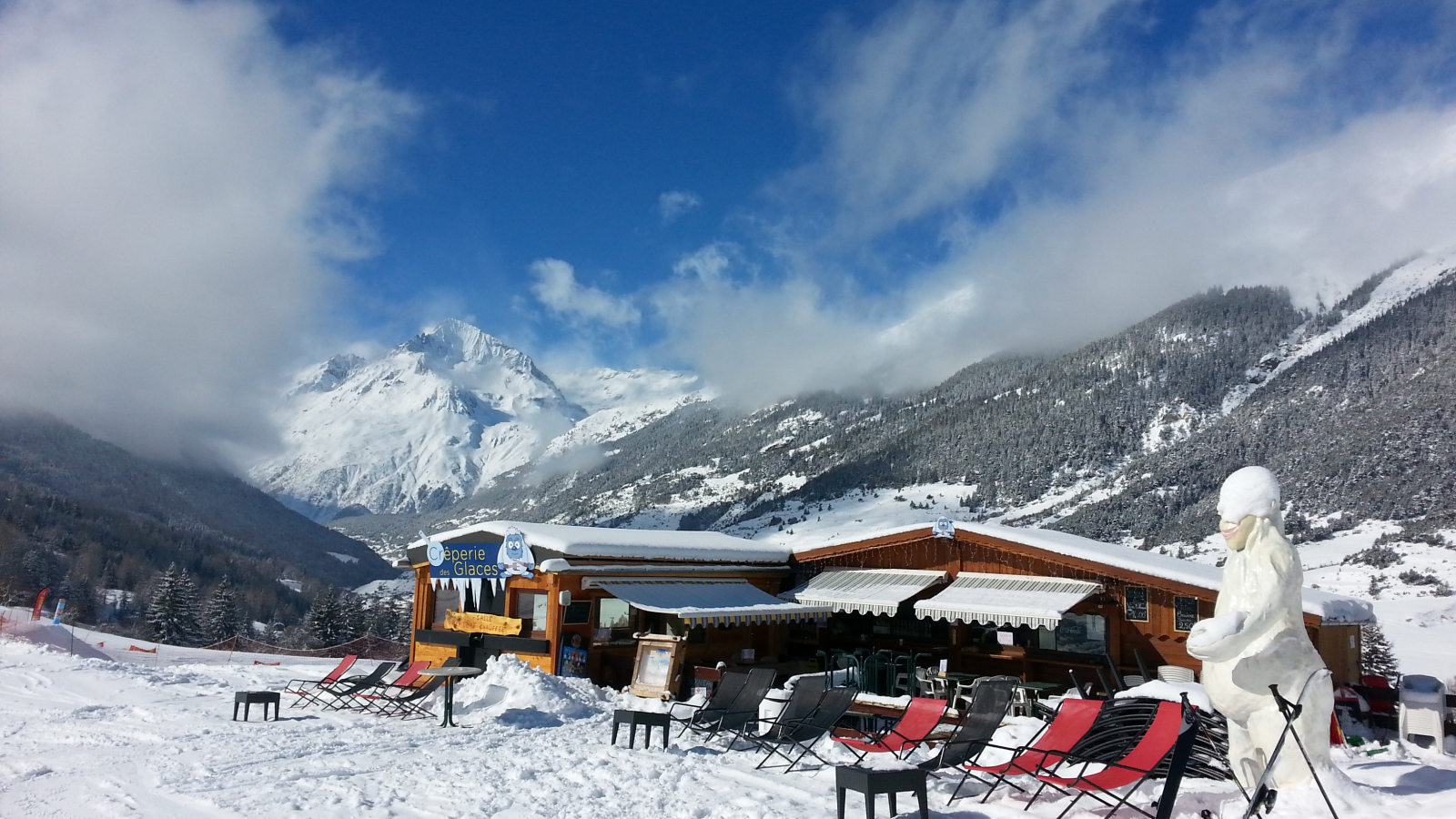 La Crêperie des Glaces, bar-restaurant on the slopes of Val Cenis