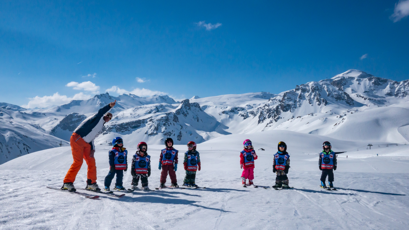 Cours de ski kids neige - Evolution 2 Val d'Isère