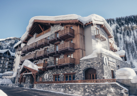 Façade_ Hôtel Avancher - Val d'Isère