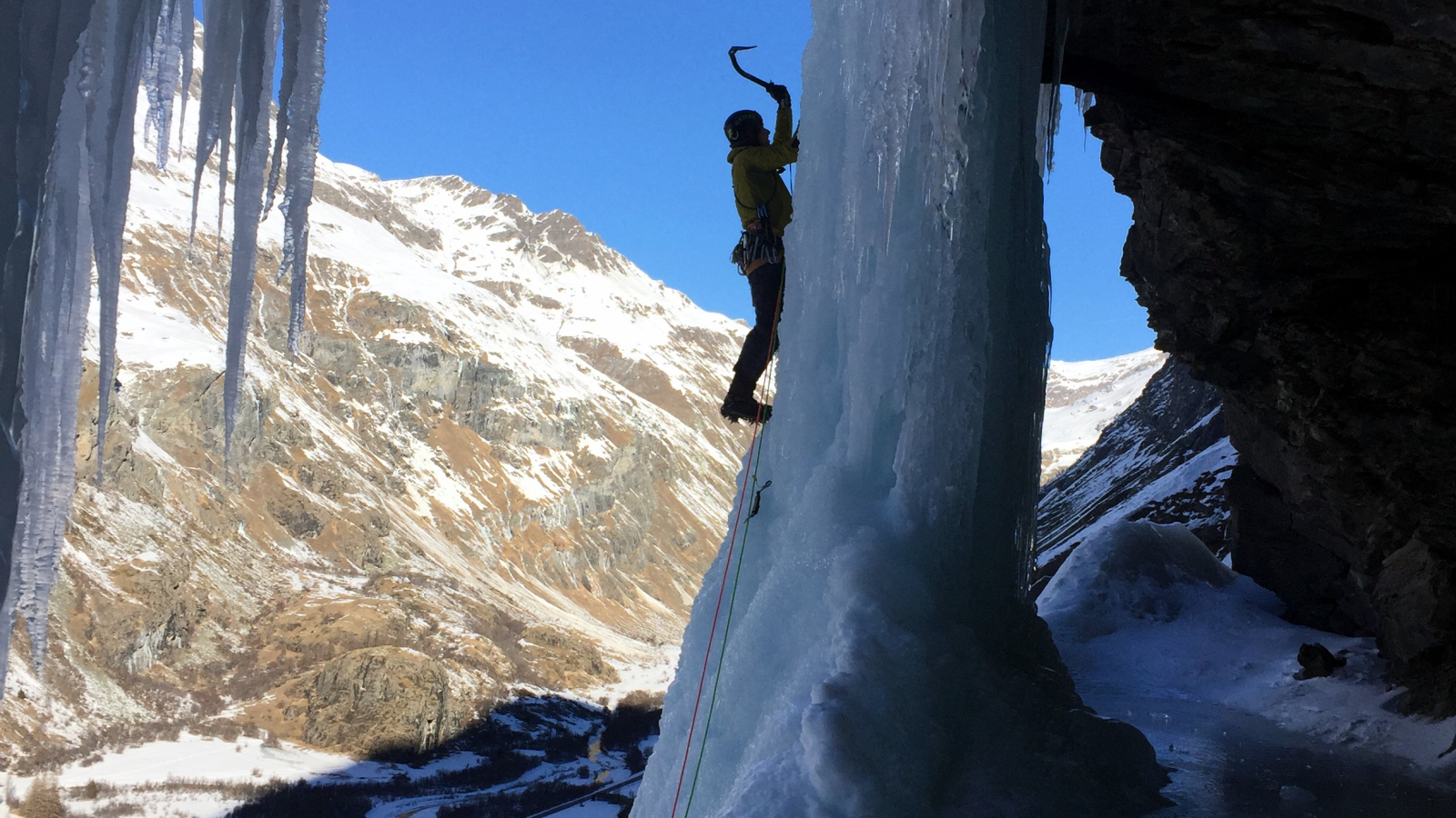 Escalade sur glace