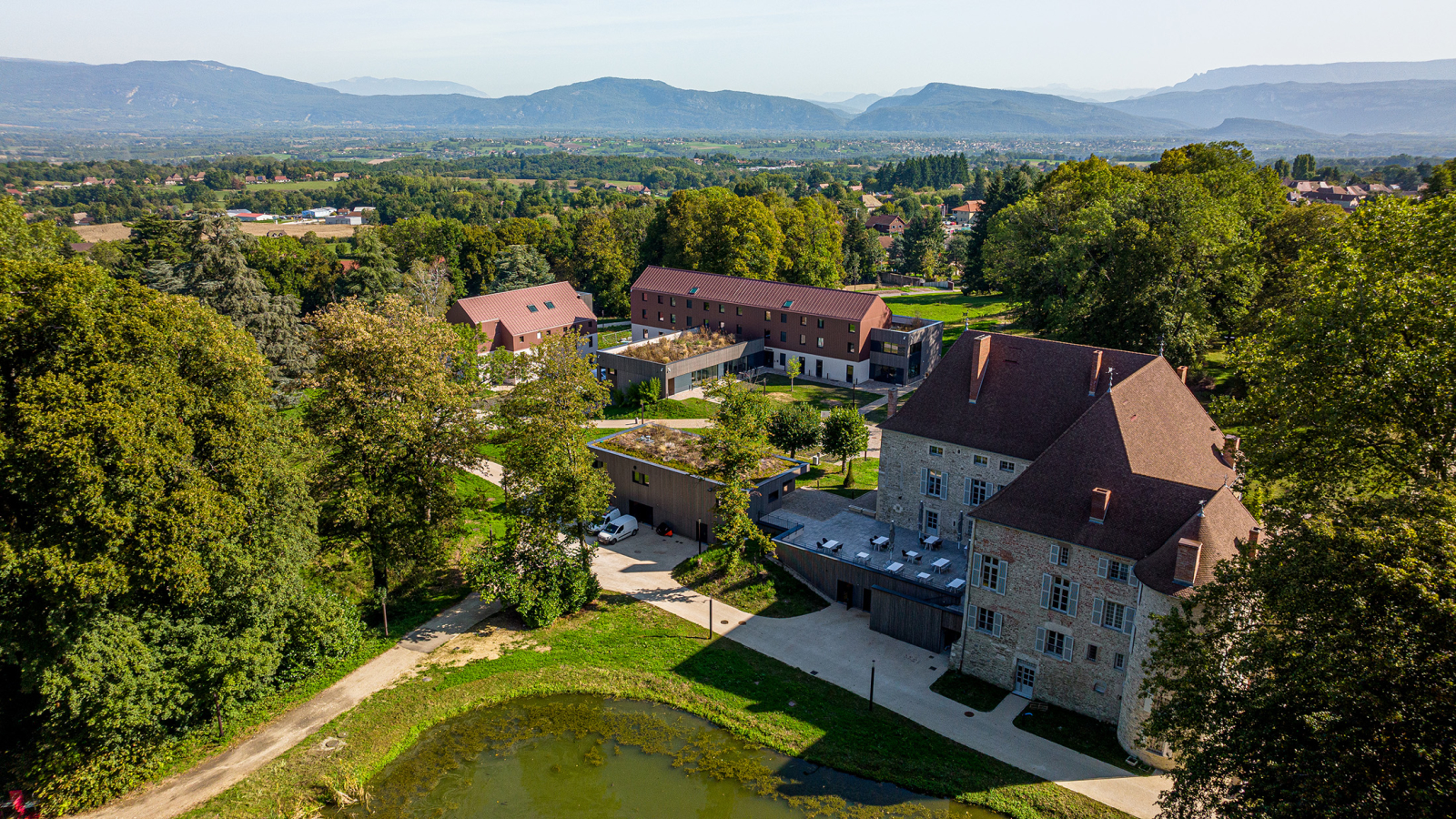 Parc arboré du Domaine de Dolomieu sur plus de 20 hectares