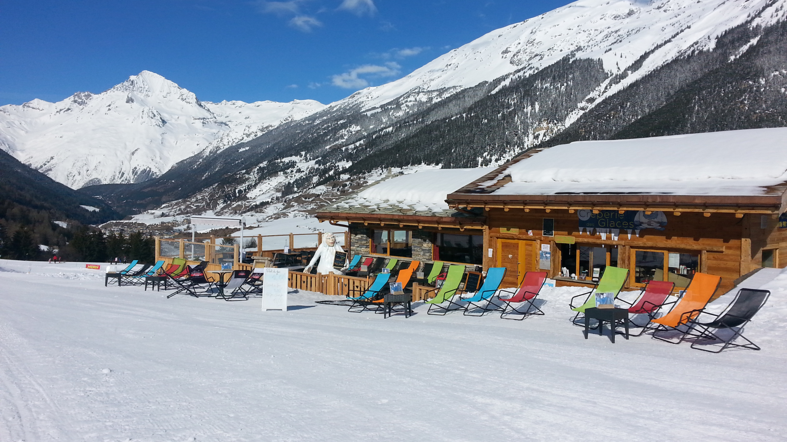 La Crêperie des Glaces, bar-restaurant on the slopes of Val Cenis