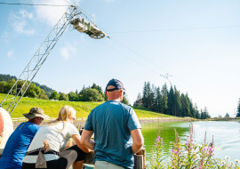 Photo téléski nautique été Chamrousse