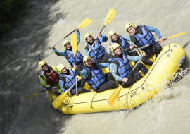 Rafting sur l'ARVE - Cie des Guides