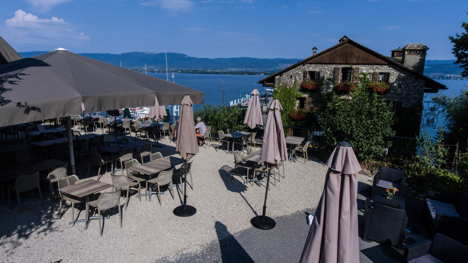 Terrasse et vue