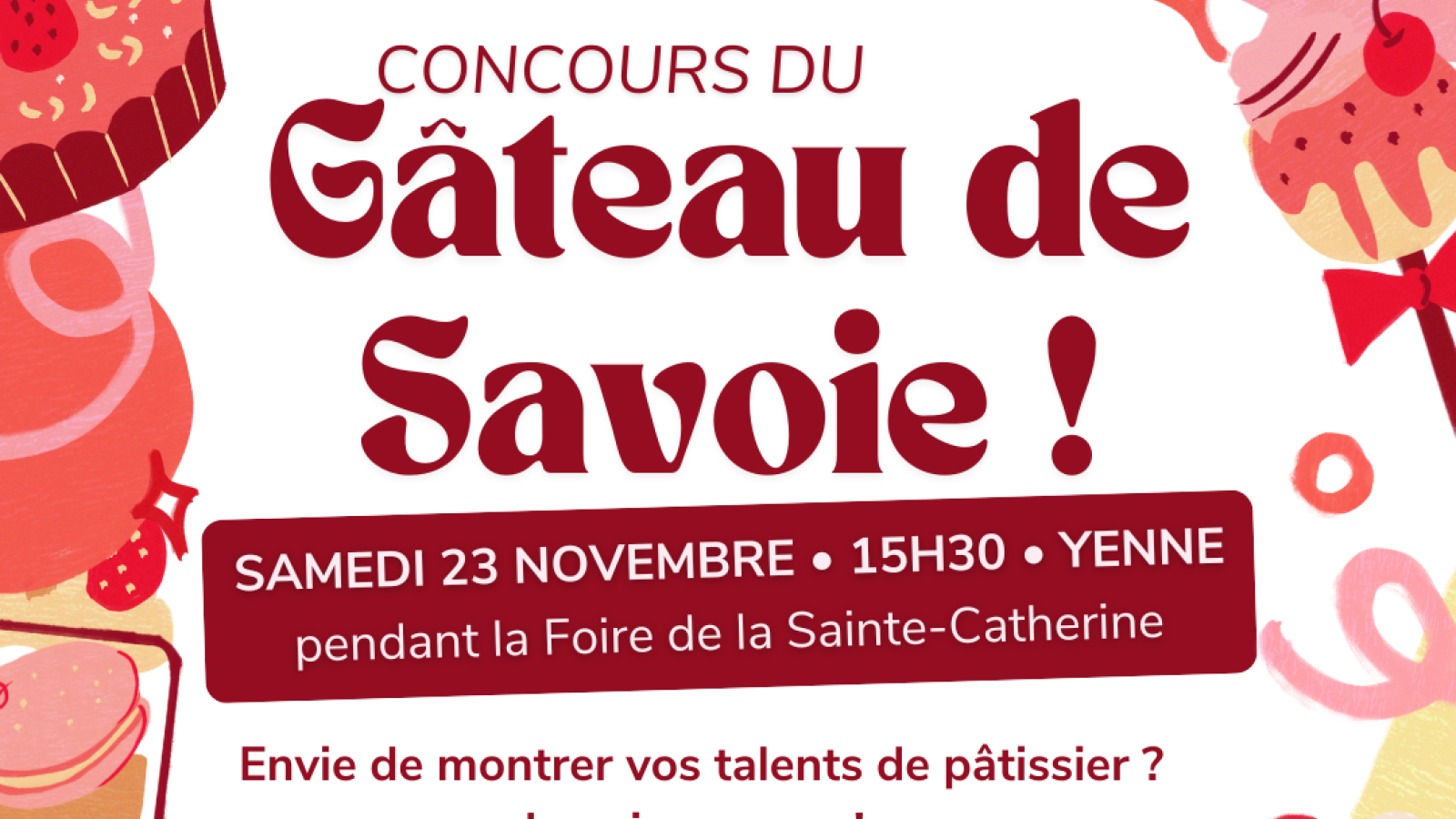 Concours du Gâteau de Savoie • Amateurs_Yenne