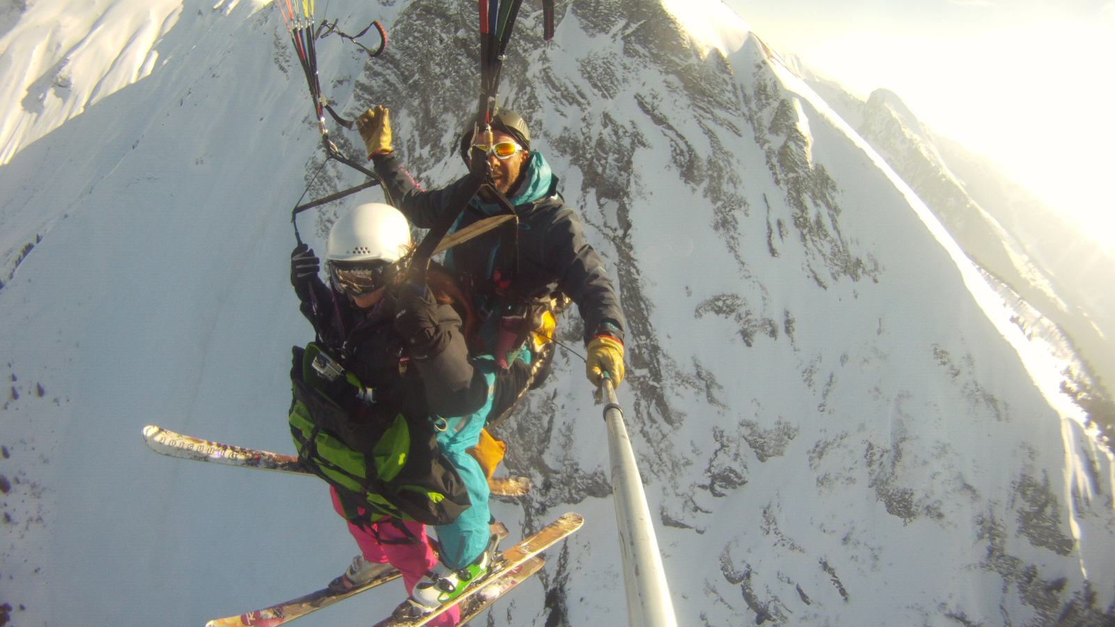 Parapente en hiver avec Airéole