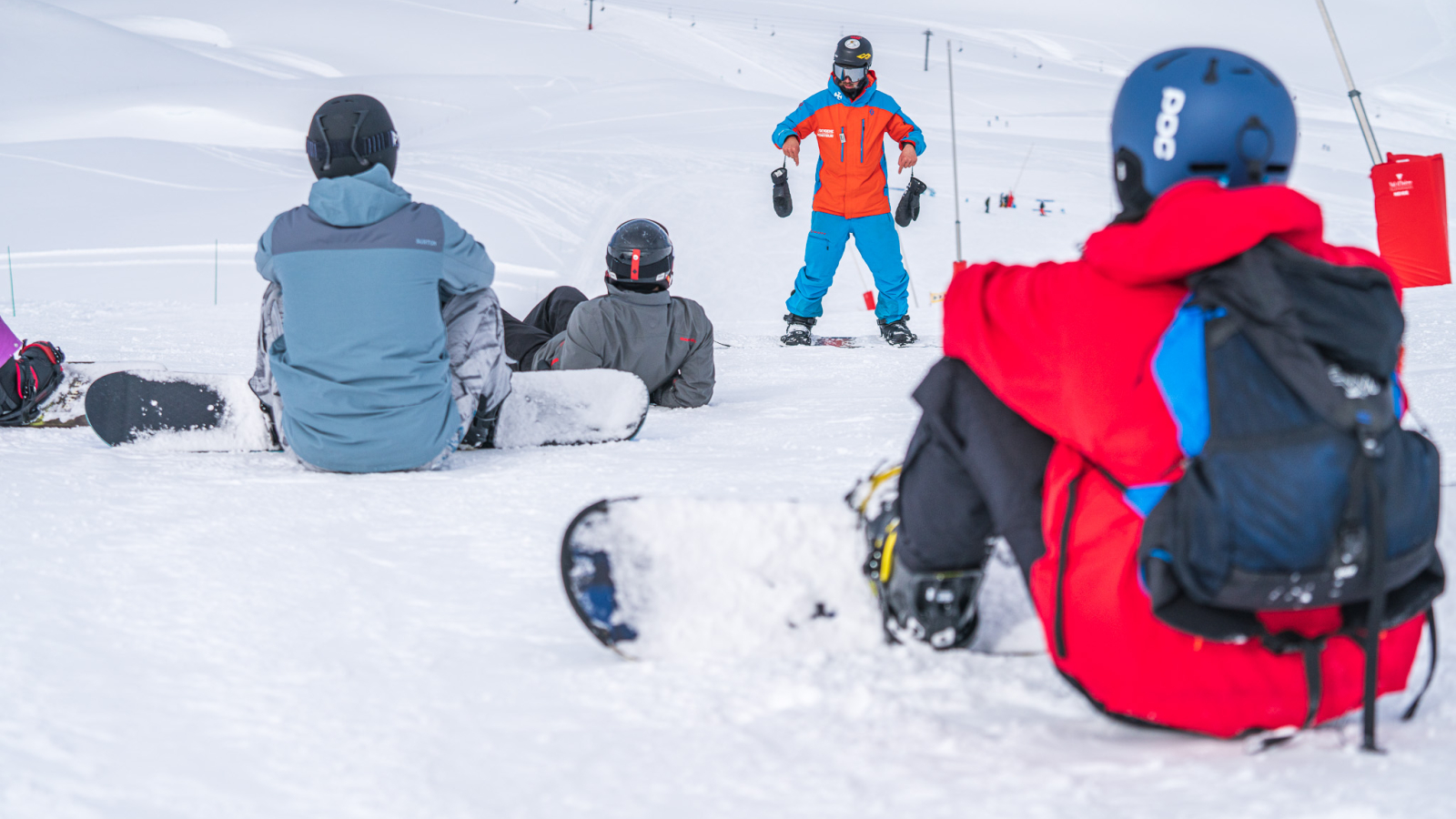 Cours collectifs de snowboard Méribel