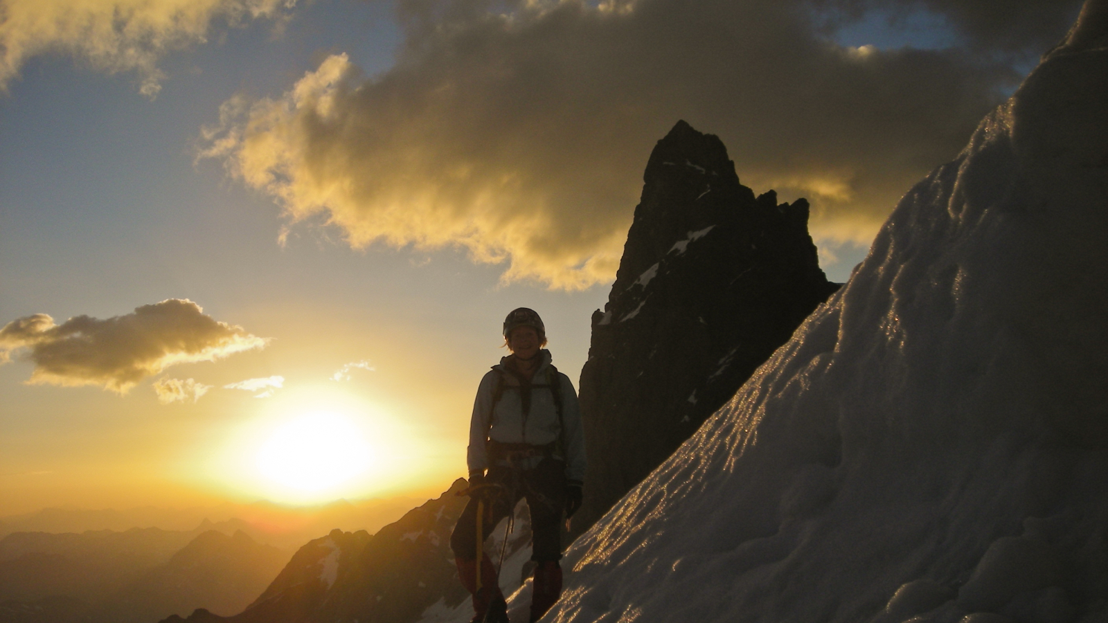 La montagne avec un guide