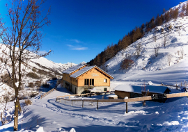 La ferme des étroits en hiver