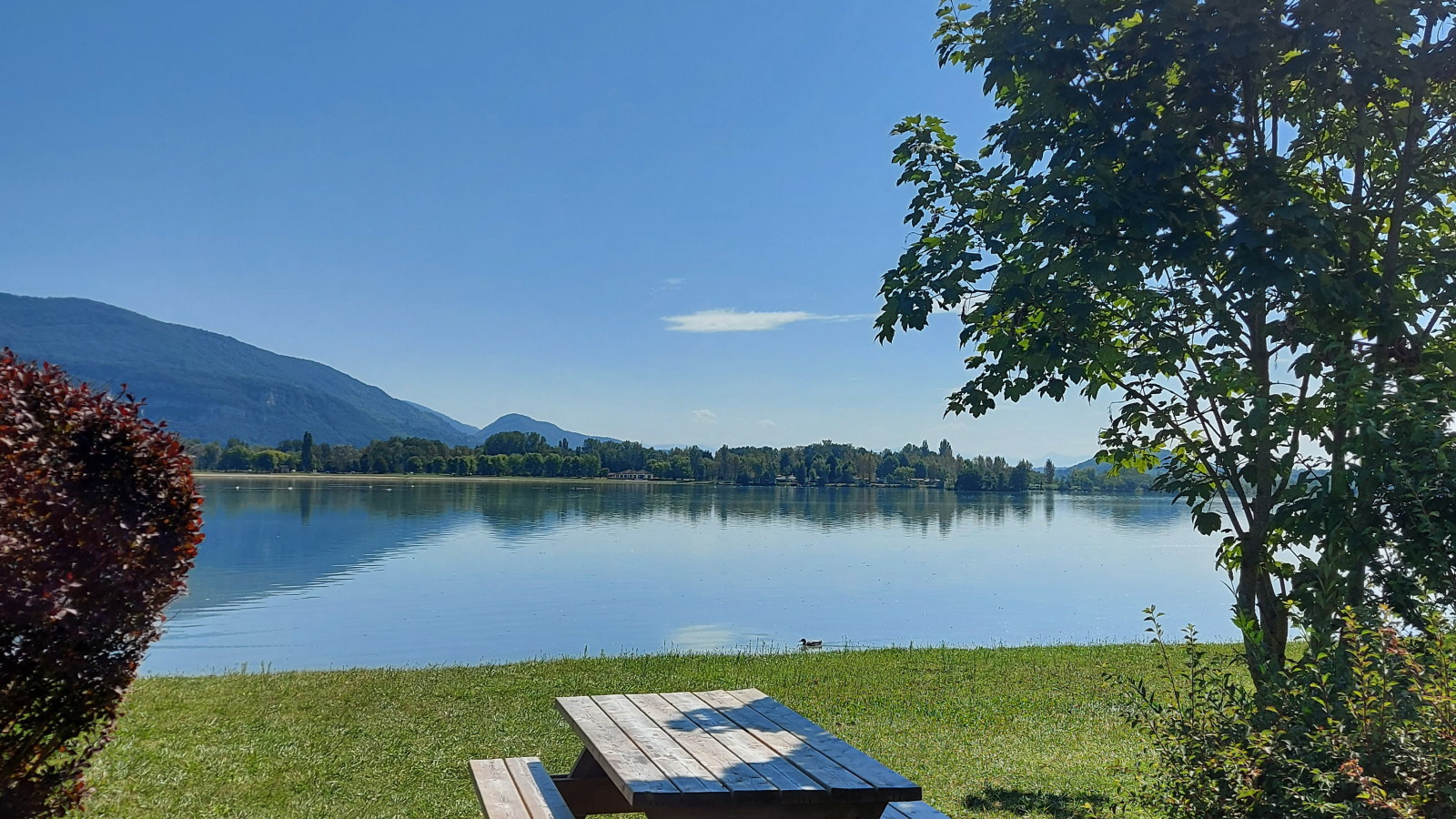 Aire de pique-nique à la Vallée Bleue, Montalieu-Vercieu