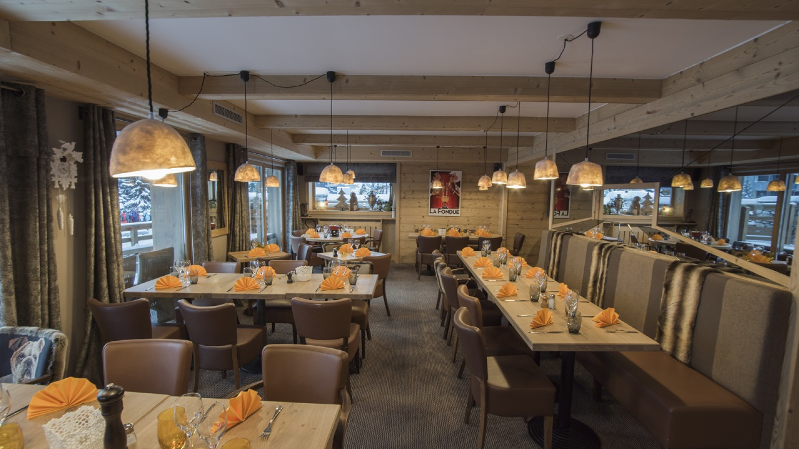 Intérieur du restaurant - Cave à manger