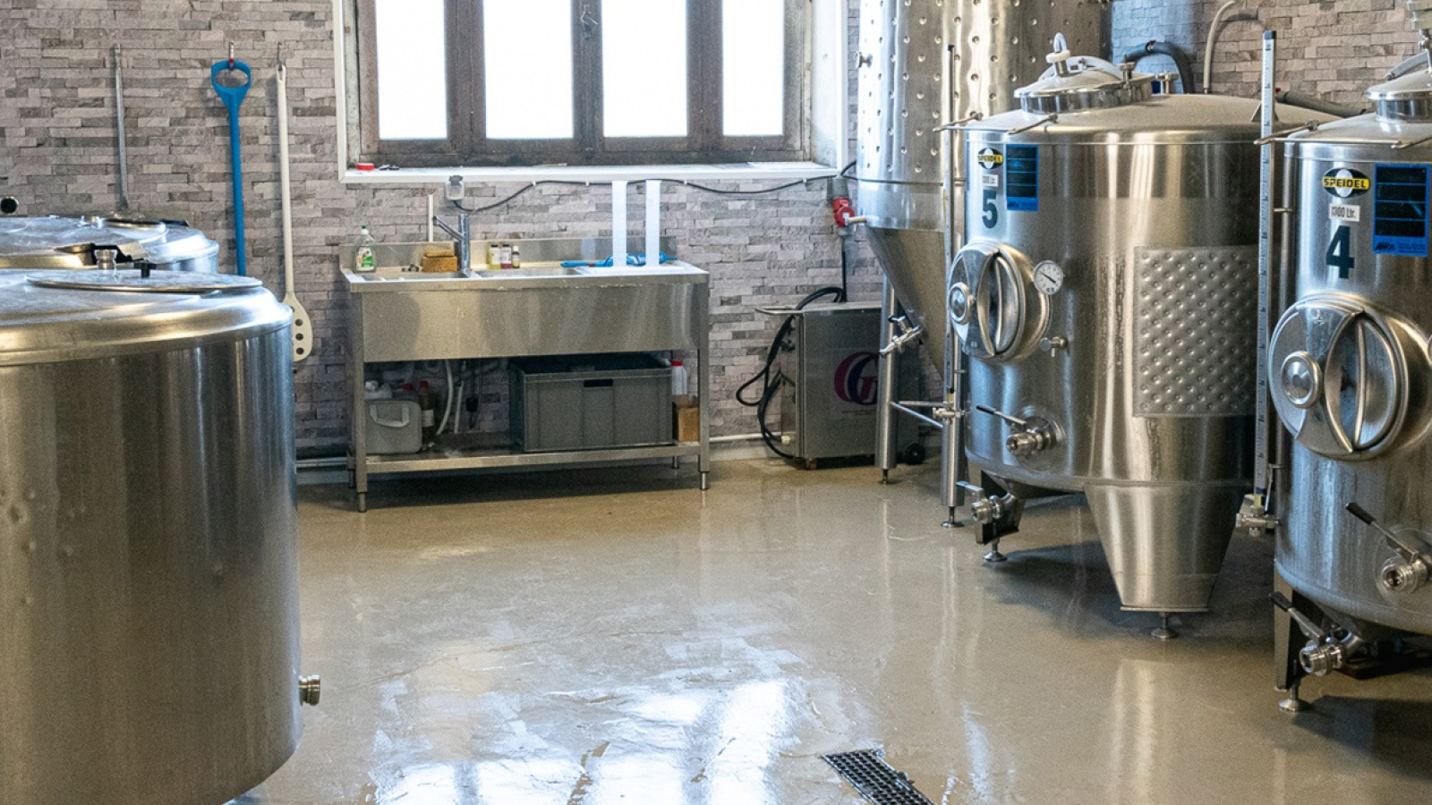 Salle de production brasserie du Valhalla