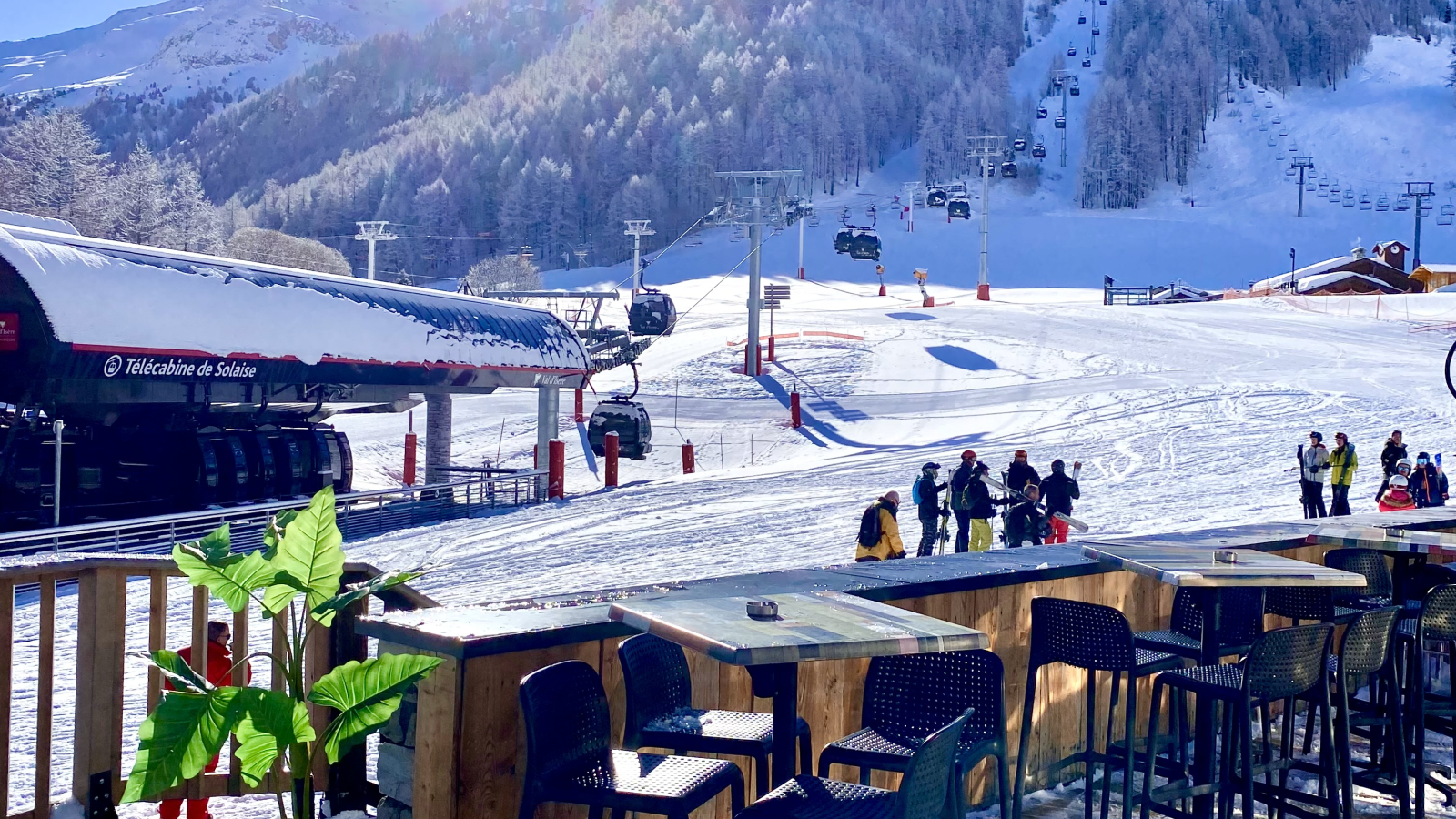 Terrasse du Sun Bar - Restaurant Val D'Isère