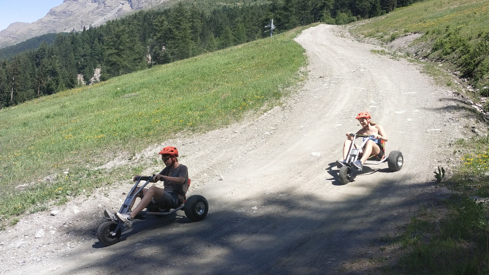 Mountain kart avec Sensations Vanoise