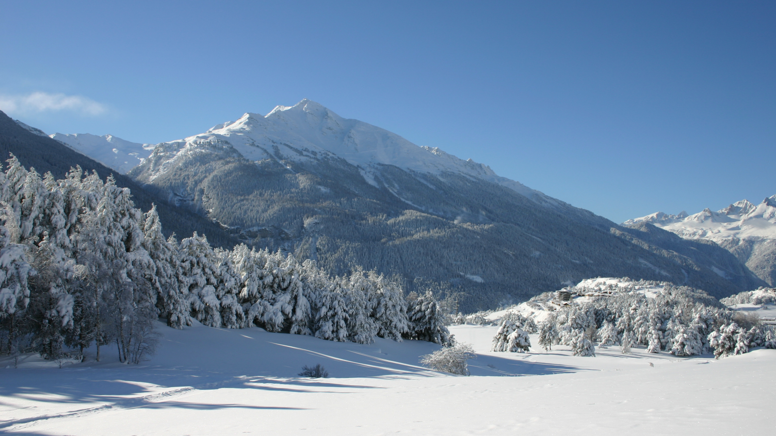 Vue sur la pointe de La Norma depuis Aussois