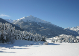 View of La Norma peak from Aussois