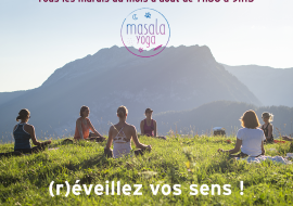 Affiche Morning yoga au sommet du Lachat