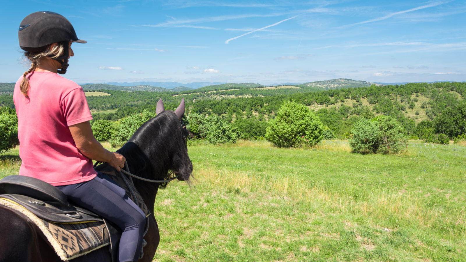 Balade à cheval avec le Relais de Vazeille