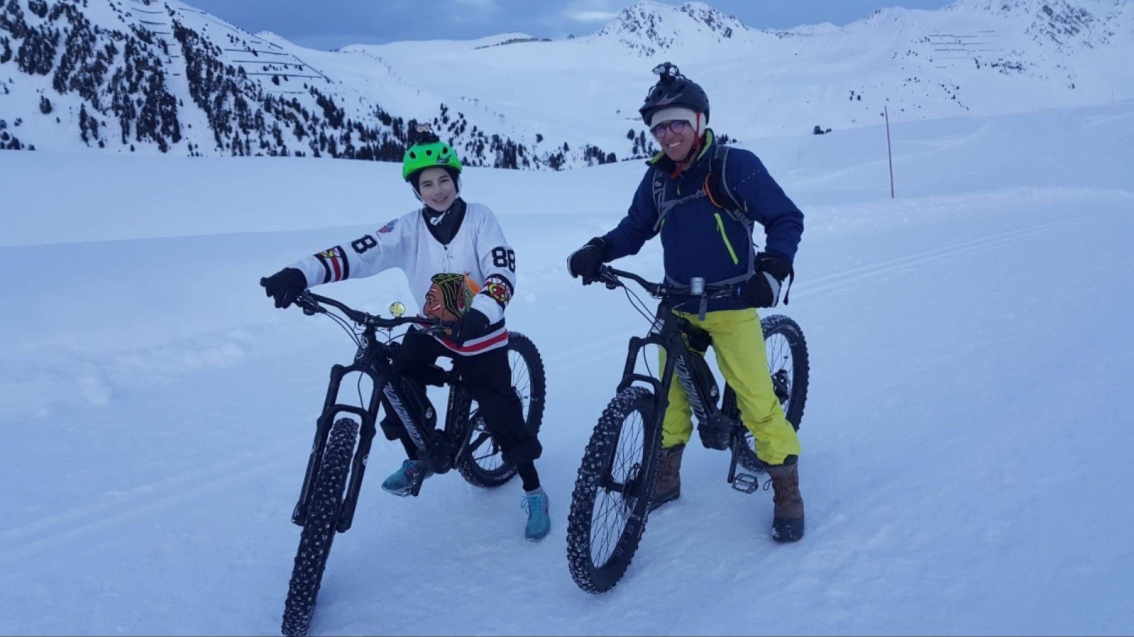 Balade en VAE en après-ski