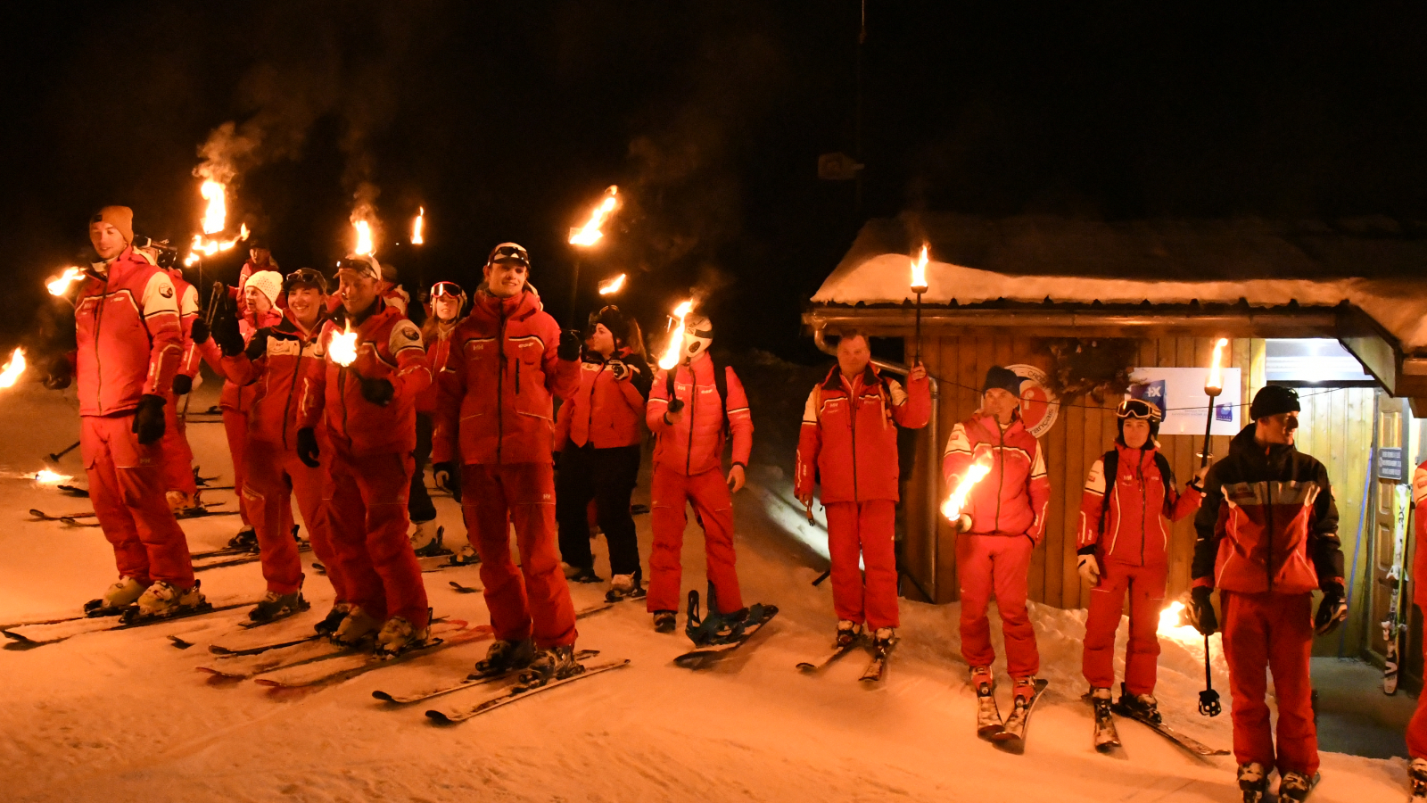 Descente aux flambeaux Lélex