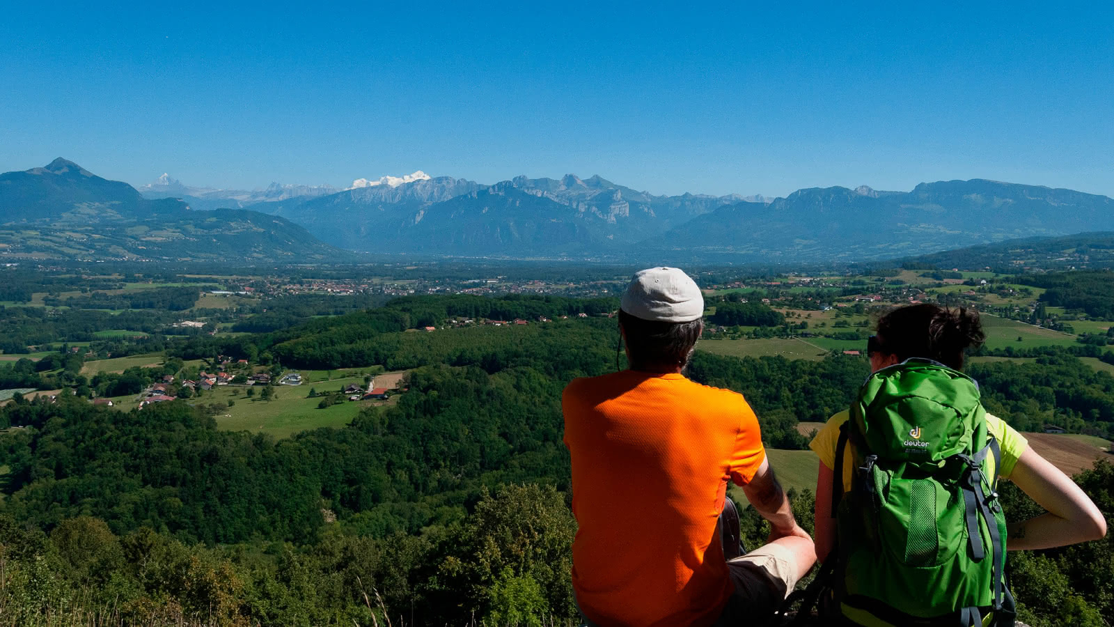 Vue des Alpes depuis le Salève