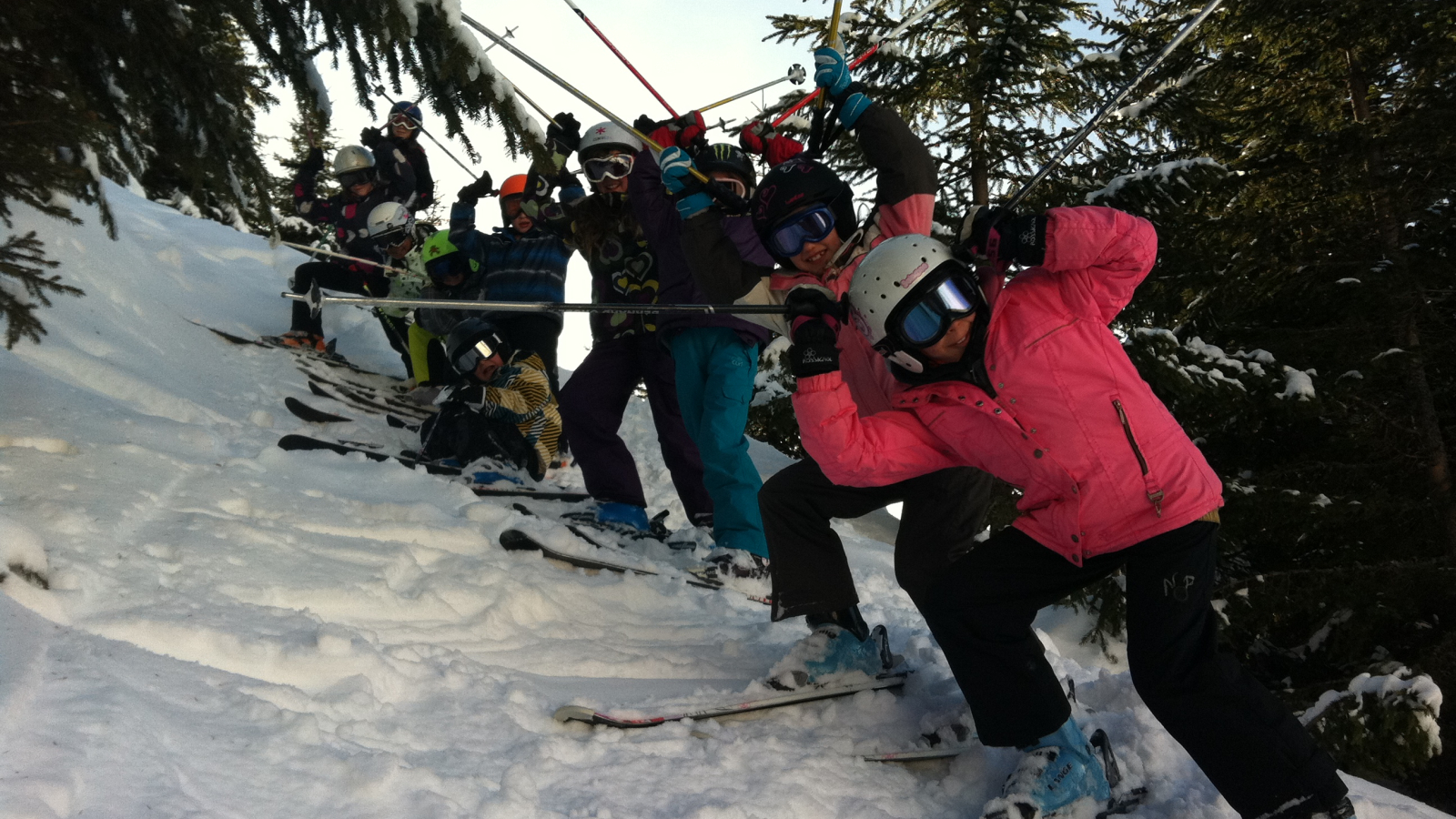 Ski en forêt