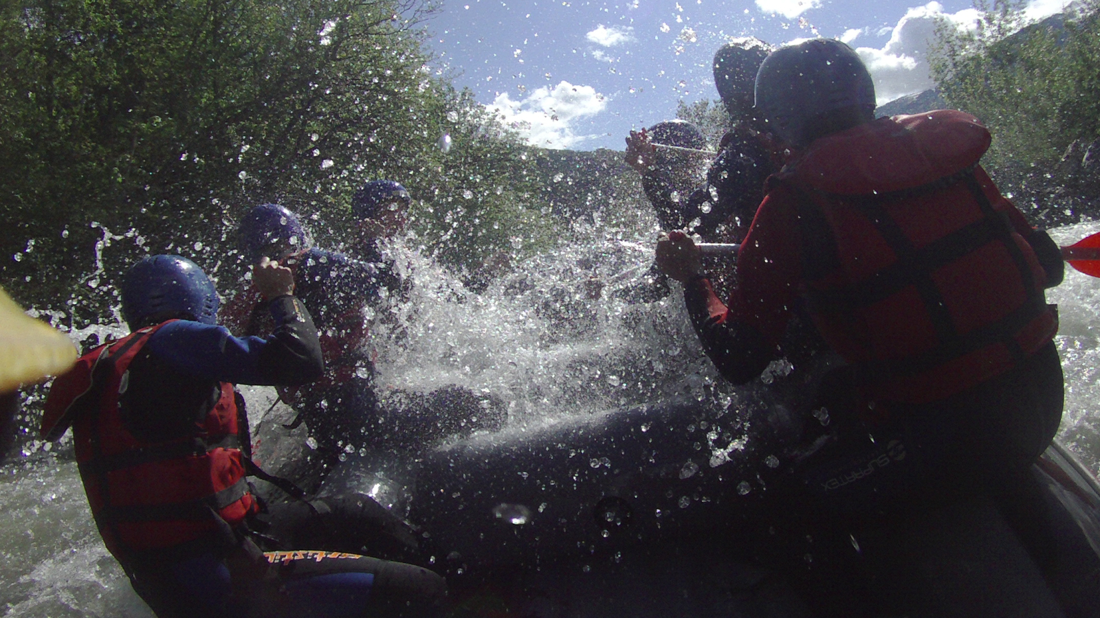 Raft in Action La Plagne valley