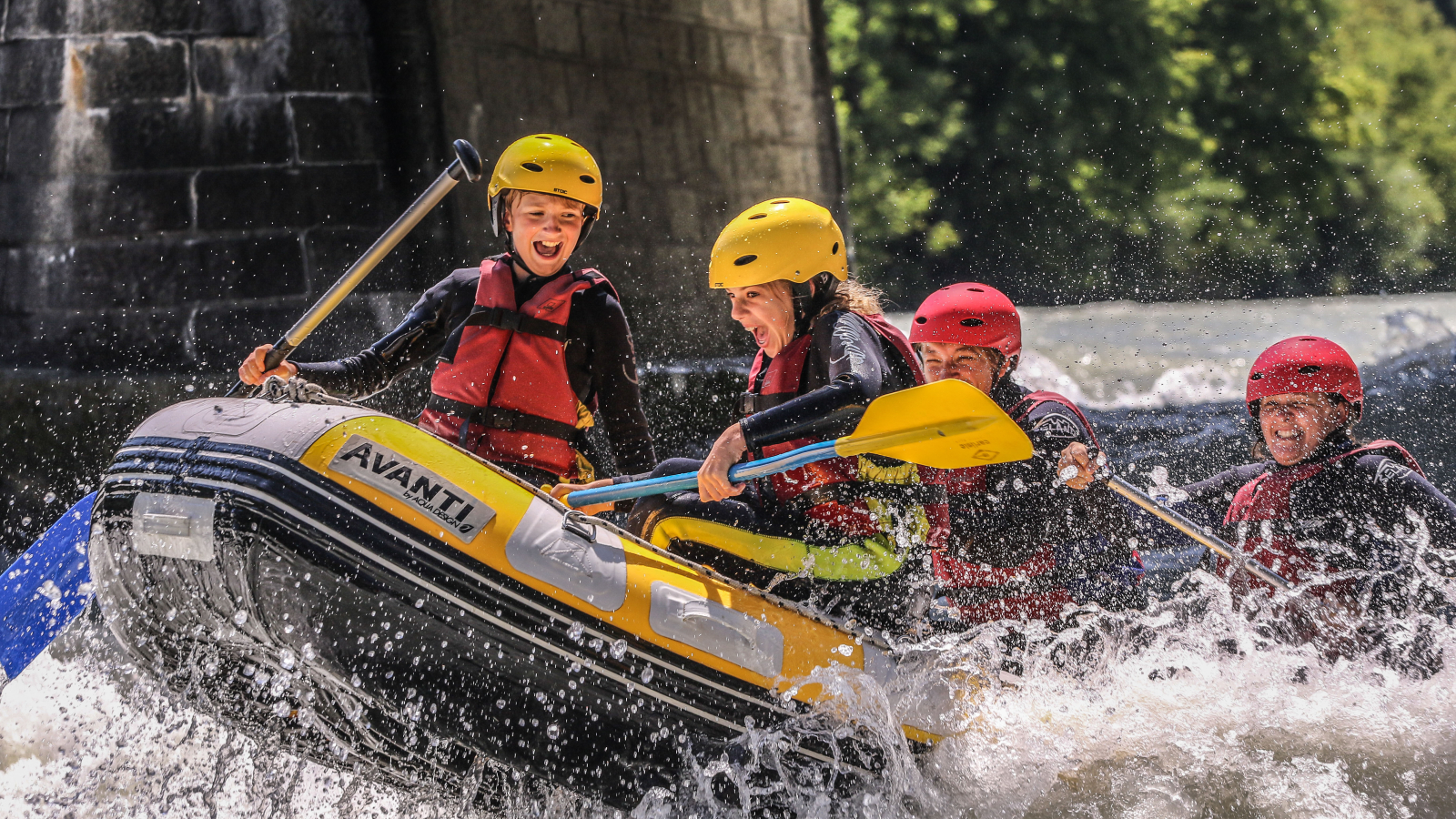 Mini-raft Navigation LOISIRS-Passy-Adventures Payraud Session Raft ©