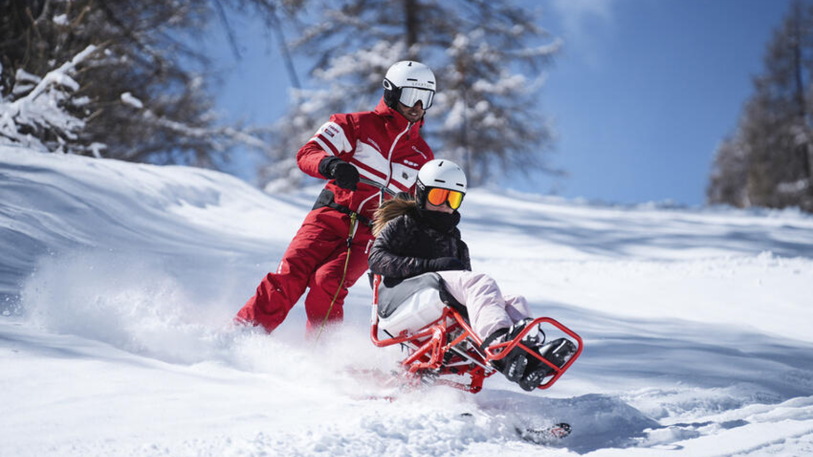 Handiski outing in the Portes du Soleil