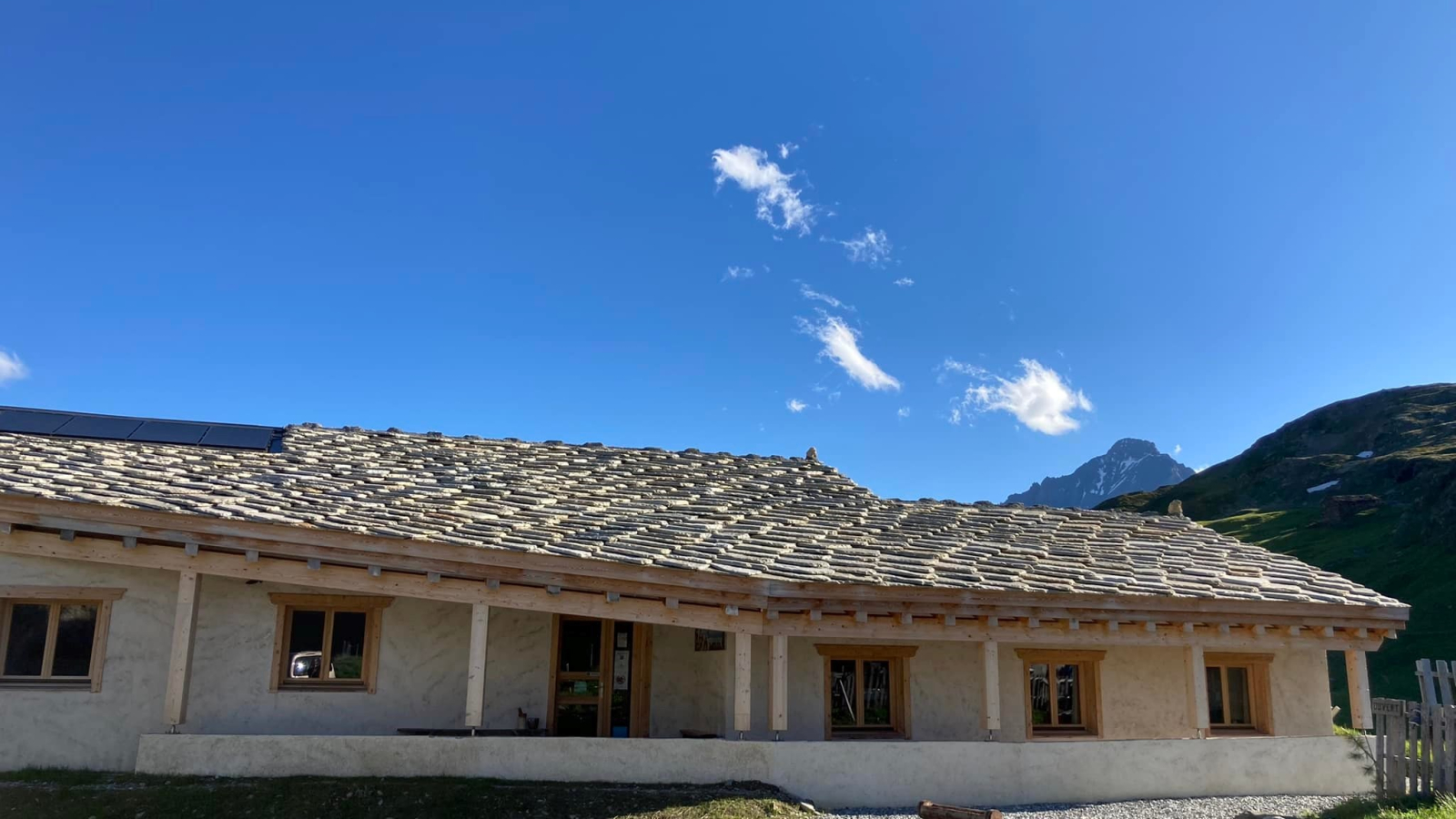 Le nouveau bâtiment, avec des chambres de 2 à 6 personnes