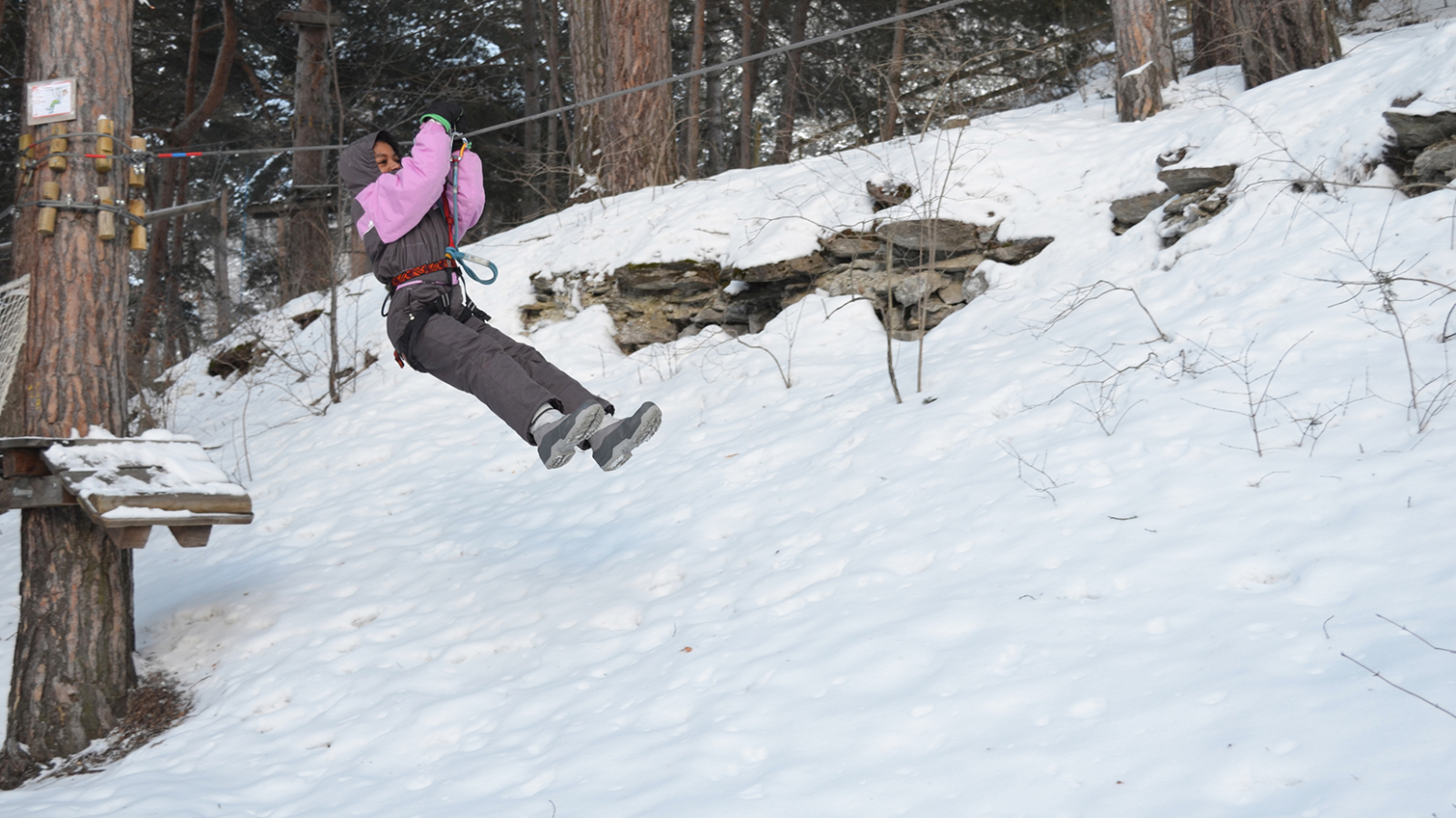 Parcours aventure du Diable Hiver