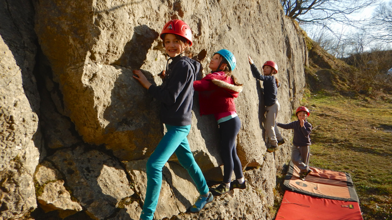 Rock Climbing in the Jura, near Saint Claude