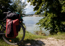 Vélo sur la ViaRhôna