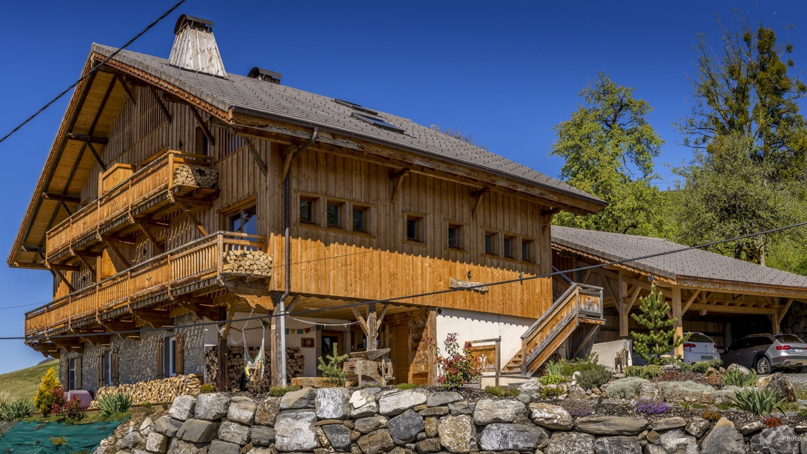 Le chalet de Vigny façade sud-est