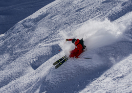 Initiation au ski freeride avec l'ESF