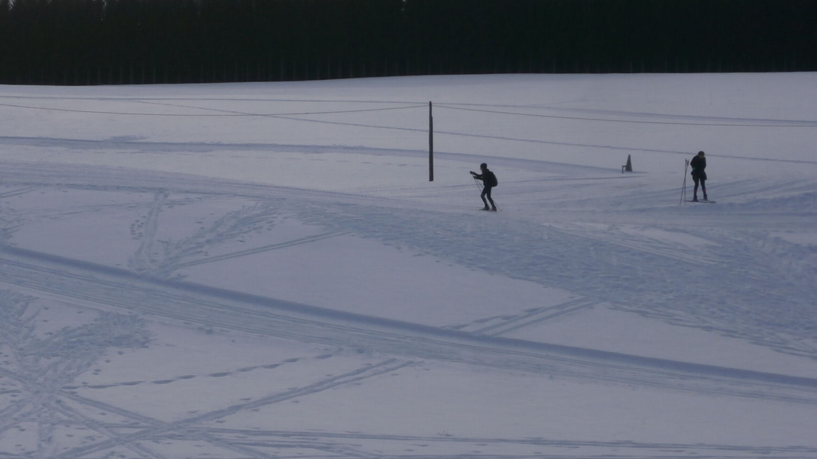 Skieur de fond à Lachat