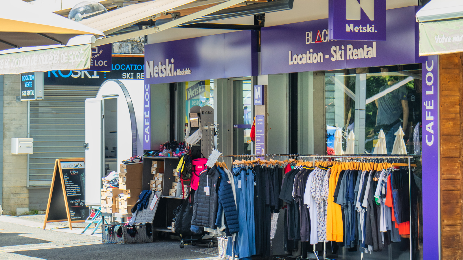 Summer shop front